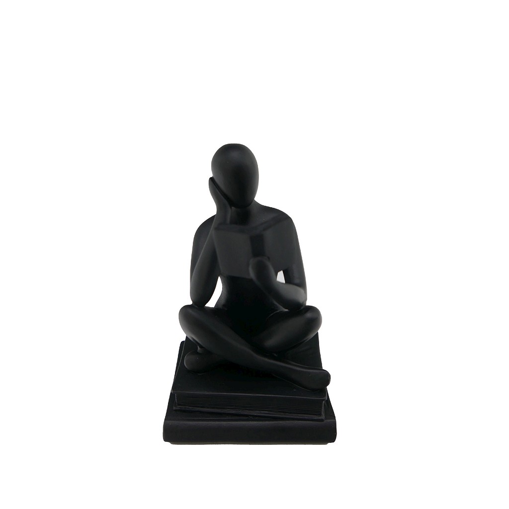 Διακοσμητική Επιτραπέζια Φιγούρα Polyresin Μαύρη ESPIEL 7,5x6x13εκ. FAD223 (Υλικό: Polyresin, Χρώμα: Μαύρο) - ESPIEL - FAD223