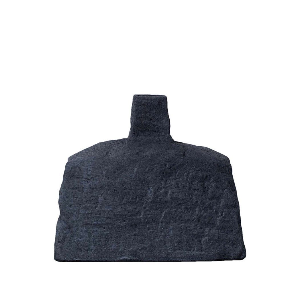 Διακοσμητικά Επιτραπέζια 24home - ΣΗΜΑΝΤΙΚΟ: Σε περίπτωση διαφοράς τιμής από το κατάστημα ισχύει παντα και μόνο η τιμή του καταστήματος Βάζο Κεραμικό Μαύρο ESPIEL 29,6x11,7x25,5εκ. TOF208 (Υλ