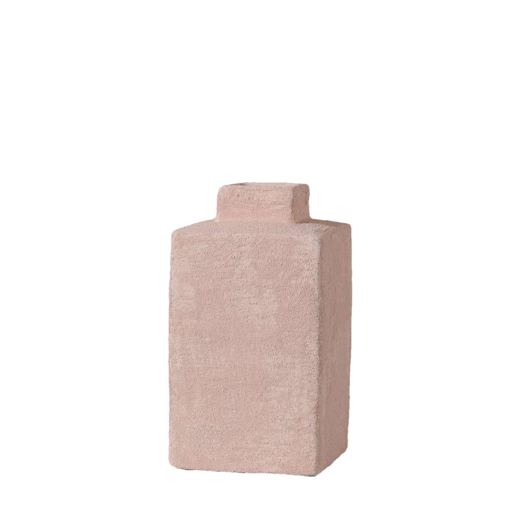 Βάζο Κεραμικό Ροζ ESPIEL 14x14x25εκ. TOF231 (Υλικό: Κερ