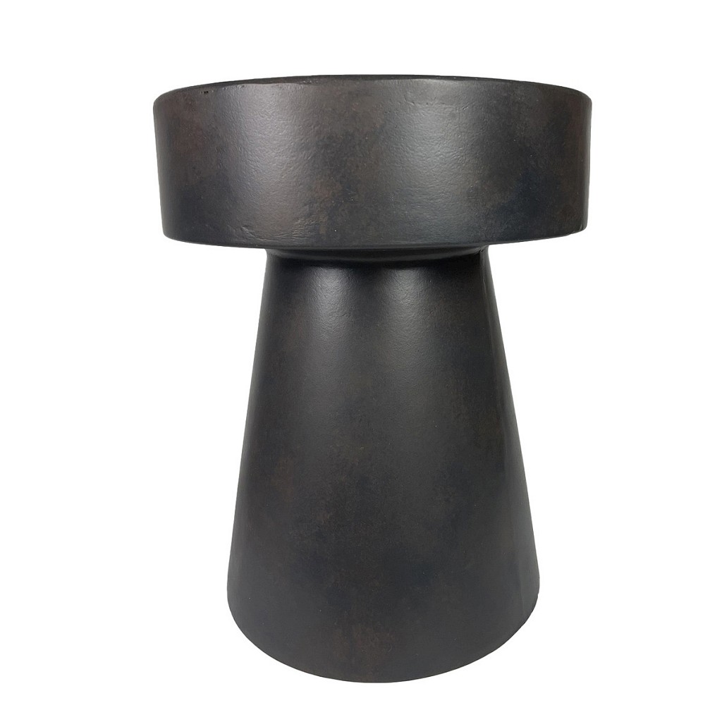 Σκαμπώ Κεραμικό Μαύρο ESPIEL 38x38x46εκ. MAH119 (Υλικό: