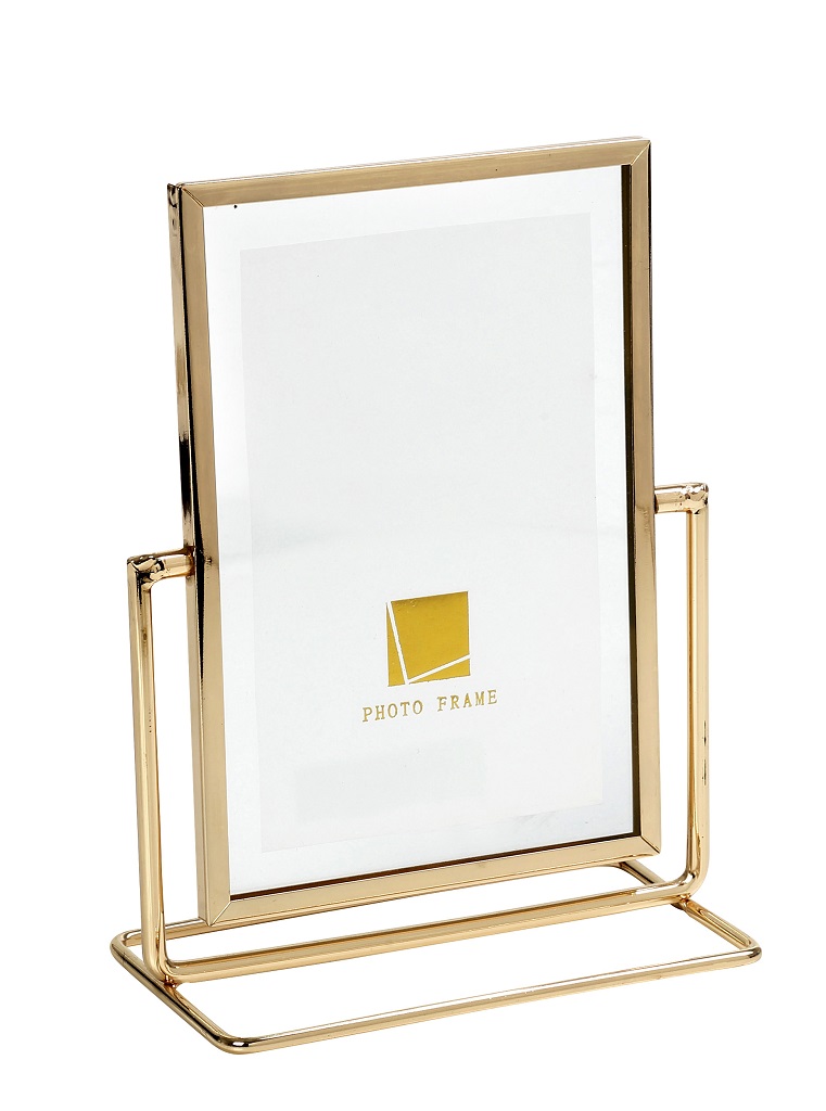 Κορνίζα 2 Όψεων Μεταλλική Χρυσή ESPIEL 13x18εκ. FAM567 