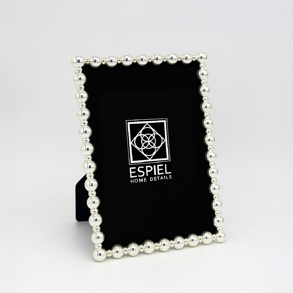 Κορνίζα Μεταλλική Ασημί ESPIEL 20x25εκ. FAM771 (Υλικό: 