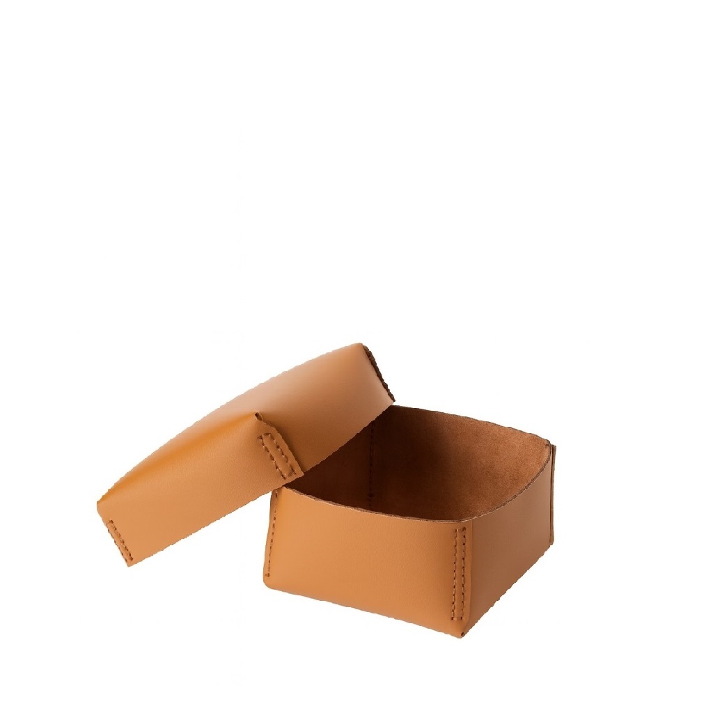 Κουτί Οργάνωσης Δερματίνη Καφέ 13x13x8,5εκ. ESPIEL RAG201 (Χρώμα: Καφέ, Υλικό: Δερματίνη) - ESPIEL - RAG201