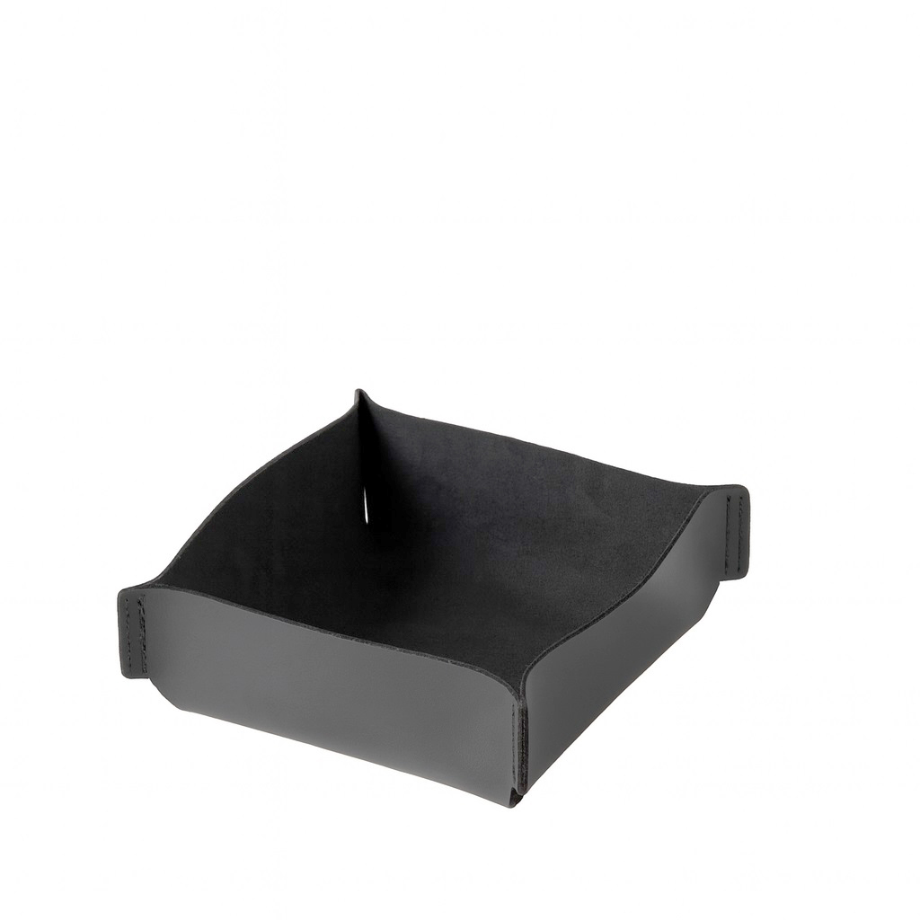 Καλάθι Οργάνωσης Δερματίνη Γκρι 18x18x8εκ. ESPIEL RAG305 (Χρώμα: Γκρι, Υλικό: Δερματίνη) - ESPIEL - RAG305