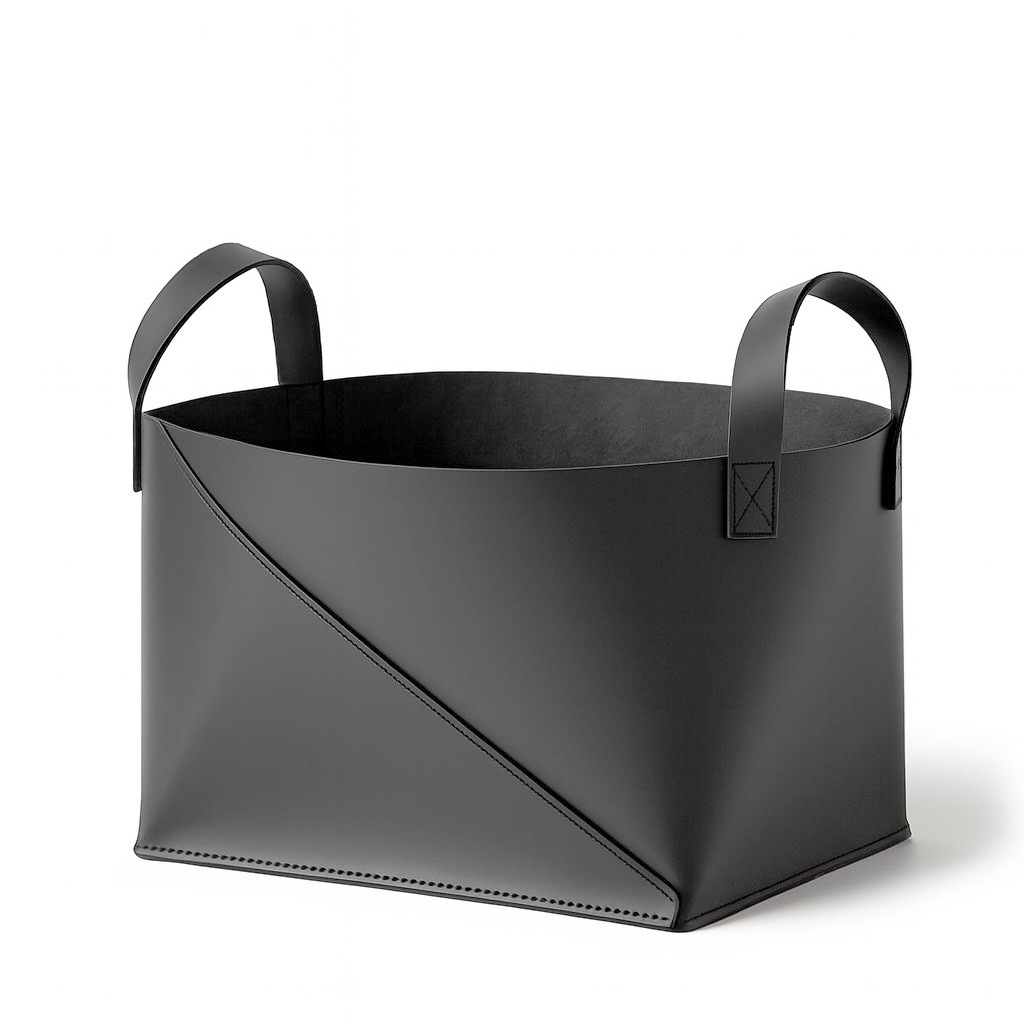 Καλάθι-Τσάντα Οργάνωσης Δερματίνη Γκρι 32x22x24εκ. ESPIEL RAG307 (Χρώμα: Γκρι, Υλικό: Δερματίνη) - ESPIEL - RAG307