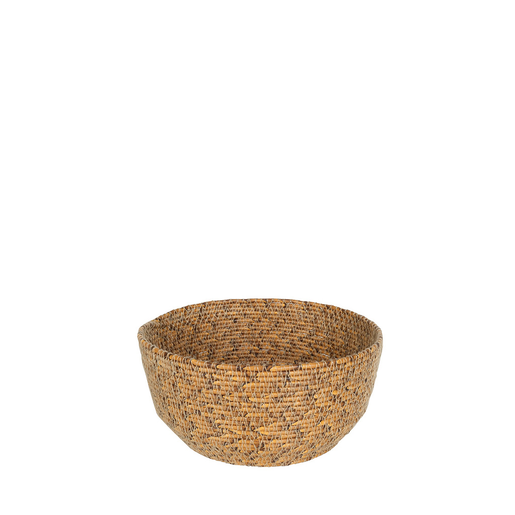 Καλάθι Rattan Στρογγυλό Natural 16x9εκ. ESPIEL SUL107 (