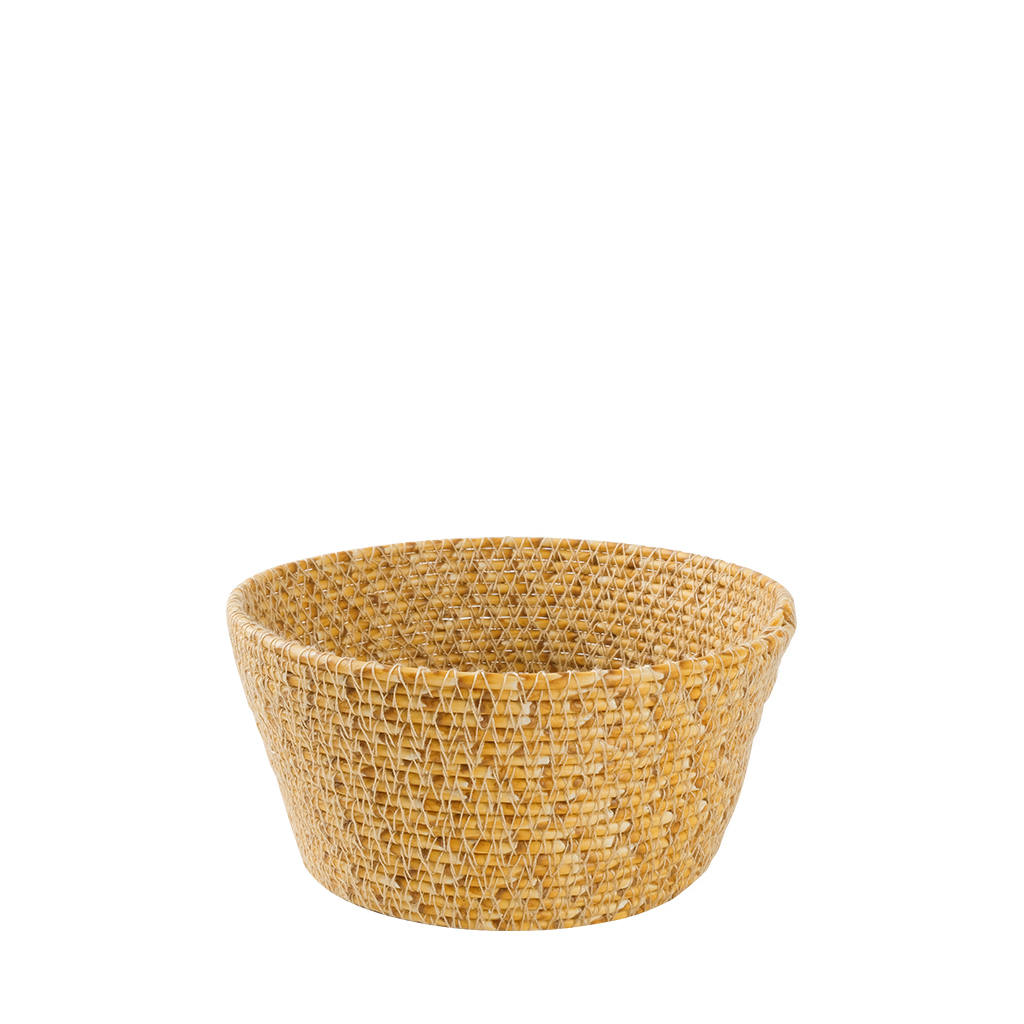 Καλάθι Rattan Στρογγυλό Natural 16x8εκ. ESPIEL SUL109 (Υλικό: Ραττάν, Χρώμα: Natural) - ESPIEL - SUL109