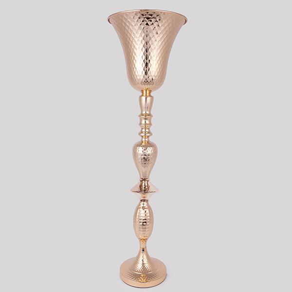 Διακοσμητικά Επιτραπέζια 24home - ΣΗΜΑΝΤΙΚΟ: Σε περίπτωση διαφοράς τιμής από το κατάστημα ισχύει παντα και μόνο η τιμή του καταστήματος Βάζο Μεταλλικό Χρυσό 21x78εκ. ESTHETI 752-22060 (Υλικό: