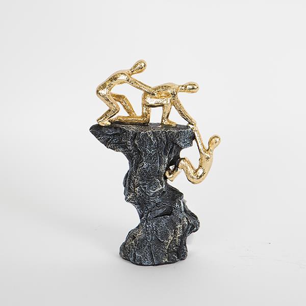 Διακοσμητικά Επιτραπέζια 24home - ΣΗΜΑΝΤΙΚΟ: Σε περίπτωση διαφοράς τιμής από το κατάστημα ισχύει παντα και μόνο η τιμή του καταστήματος Διακοσμητικό Επιτραπέζιο Polyresin Μαύρο-Χρυσό 14x5,5x2