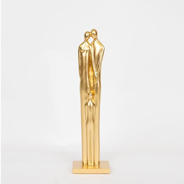 ESTHETI - ΣΗΜΑΝΤΙΚΟ: Σε περίπτωση διαφοράς τιμής από το κατάστημα ισχύει παντα και μόνο η τιμή του καταστήματος Διακοσμητικό Επιτραπέζιο Ζευγάρι Polyresin Χρυσό 7,5x5,