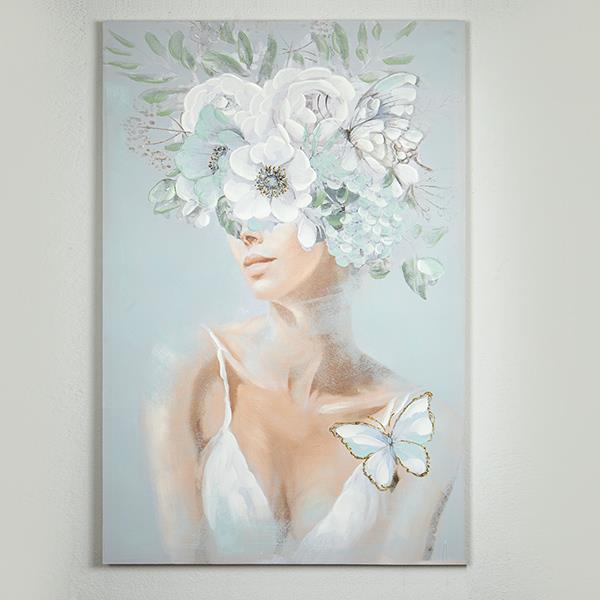 ESTHETI - ΣΗΜΑΝΤΙΚΟ: Σε περίπτωση διαφοράς τιμής από το κατάστημα ισχύει παντα και μόνο η τιμή του καταστήματος Πίνακας Καμβάς Γυναικεία Φιγούρα 80x3,5x120εκ. ESTHETI