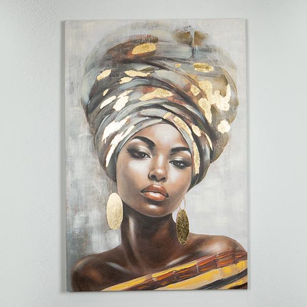 Πίνακας Καμβάς Πορτραίτο Γυναίκα 80x3,5x120εκ. ESTHETI 