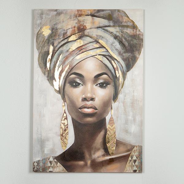 Πίνακας Καμβάς Πορτραίτο Γυναίκα 80x3,5x120εκ. ESTHETI 