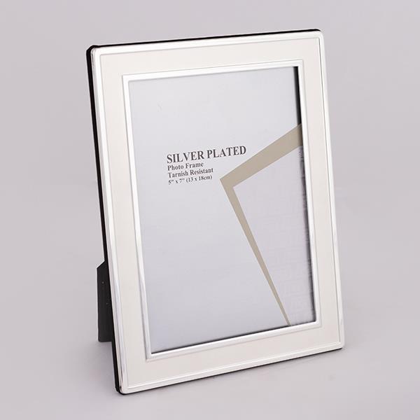 ESTHETI - ΣΗΜΑΝΤΙΚΟ: Σε περίπτωση διαφοράς τιμής από το κατάστημα ισχύει παντα και μόνο η τιμή του καταστήματος Κορνίζα Μεταλλική Επάργυρη Ασημί Για Φωτογραφία 13x18εκ