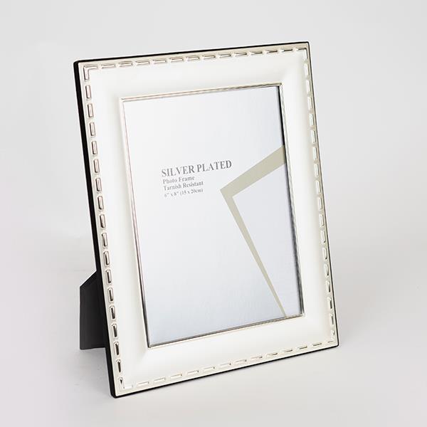 Κορνίζα Μεταλλική Επάργυρη Ασημί Για Φωτογραφία 15x20εκ