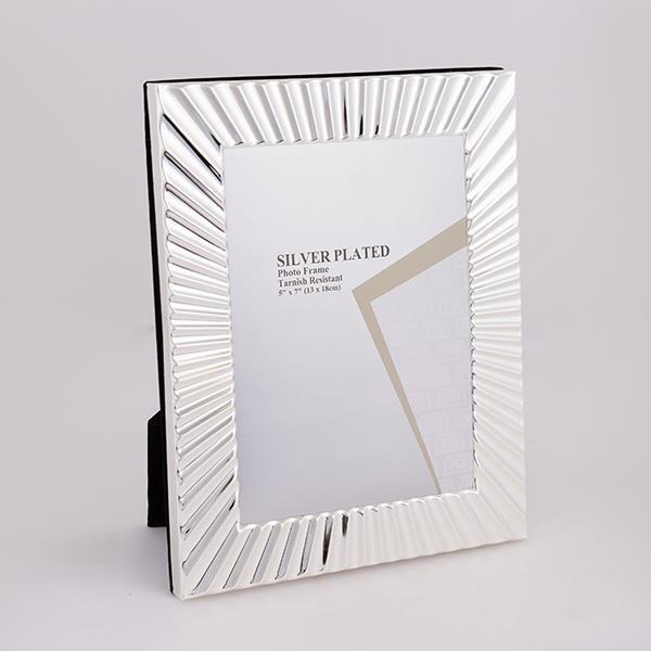 ESTHETI Κορνίζα Μεταλλική Επάργυρη Ασημί Για Φωτογραφία 13x18εκ. ESTHETI 756-10048 (Σετ 2 Τεμάχια) (Υλικό: Μεταλλικό, Χρώμα: Ασημί ) - ESTHETI - 756-10048