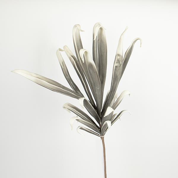 Κλαδί Με Φύλλα Foam 98εκ. Λευκό-Γκρι ESTHETI 758-12032 