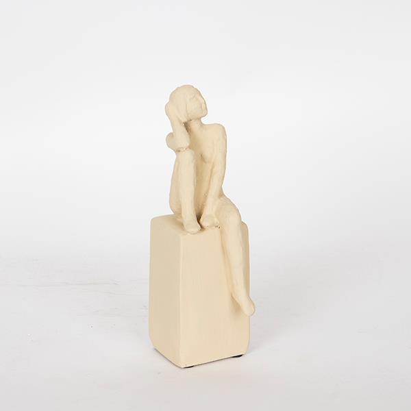 Διακοσμητικά Επιτραπέζια 24home - ΣΗΜΑΝΤΙΚΟ: Σε περίπτωση διαφοράς τιμής από το κατάστημα ισχύει παντα και μόνο η τιμή του καταστήματος Διακοσμητική Επιτραπέζια Φιγούρα Polyresin Καφέ 6x8x20,