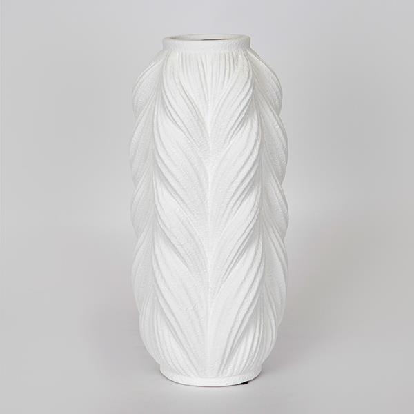 Διακοσμητικά Επιτραπέζια 24home - ΣΗΜΑΝΤΙΚΟ: Σε περίπτωση διαφοράς τιμής από το κατάστημα ισχύει παντα και μόνο η τιμή του καταστήματος Βάζο Κεραμικό Λευκό 17,5x16x38,5εκ. ESTHETI 752-20255 (