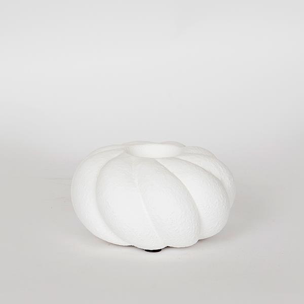 Κηροπήγιο Κεραμικό Λευκό 15x7,5εκ. ESTHETI 752-25021 (Υ