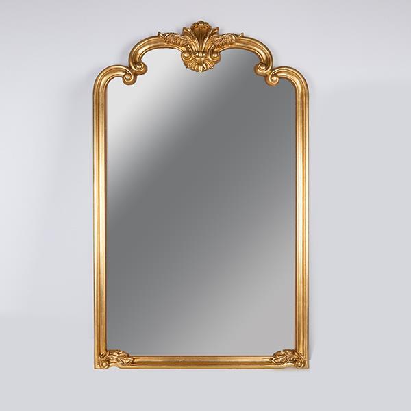 Καθρέπτης Τοίχου Polyresin Χρυσός 80x130εκ. ESTHETI 751