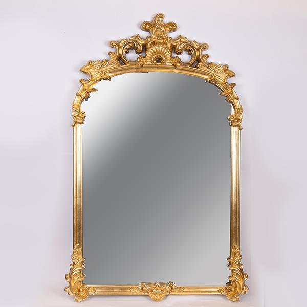 ESTHETI Καθρέπτης Τοίχου Polyresin Χρυσός 84x132εκ. ESTHETI 751-12020 (Υλικό: Polyresin, Χρώμα: Χρυσό ) - ESTHETI - 751-12020