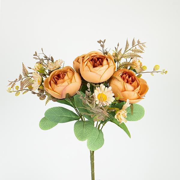 Μπουκέτο Με Νεραγκούλα 40εκ. Πράσινο-Πορτοκαλί ESTHETI 