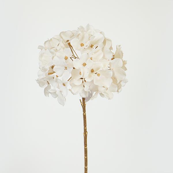 Διακοσμητικά Επιτραπέζια 24home - ΣΗΜΑΝΤΙΚΟ: Σε περίπτωση διαφοράς τιμής από το κατάστημα ισχύει παντα και μόνο η τιμή του καταστήματος Κλαδί Με Λουλούδι Ορτανσία Υφασμάτινο-Πλαστικό 45εκ. Χρ