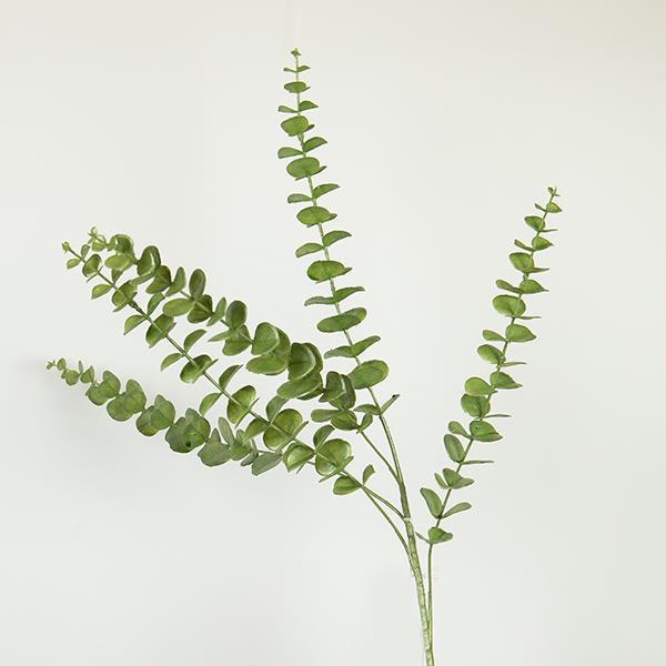 Διακοσμητικά Επιτραπέζια 24home - ΣΗΜΑΝΤΙΚΟ: Σε περίπτωση διαφοράς τιμής από το κατάστημα ισχύει παντα και μόνο η τιμή του καταστήματος Κλαδί Με Ευκάλυπτο Υφασμάτινο-Πλαστικό 84εκ. Πράσινο ES