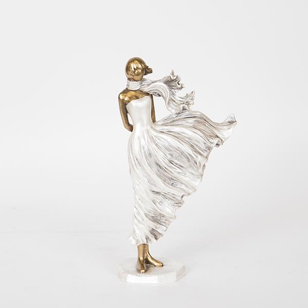 Διακοσμητικά Επιτραπέζια 24home - ΣΗΜΑΝΤΙΚΟ: Σε περίπτωση διαφοράς τιμής από το κατάστημα ισχύει παντα και μόνο η τιμή του καταστήματος Διακοσμητική Επιτραπέζια Γυναικεία Φιγούρα Polyresin Λε