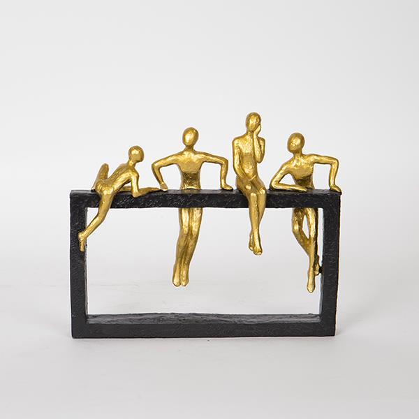 Διακοσμητικά Επιτραπέζια 24home - ΣΗΜΑΝΤΙΚΟ: Σε περίπτωση διαφοράς τιμής από το κατάστημα ισχύει παντα και μόνο η τιμή του καταστήματος Διακοσμητικό Επιτραπέζιο Άνθρωποι Σε Πλαίσιο Polyresin