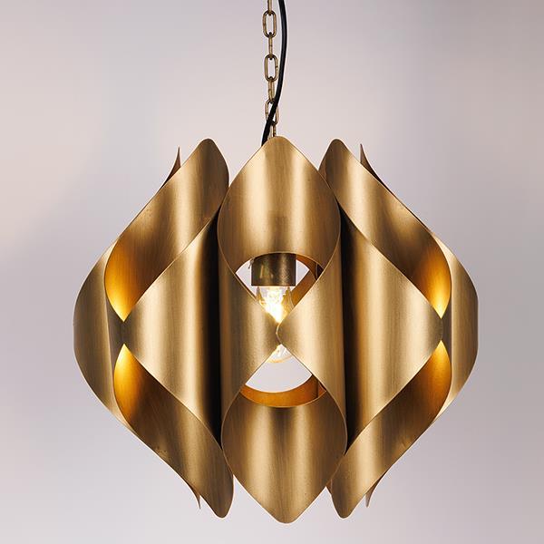 Φωτιστικά 24home - ΣΗΜΑΝΤΙΚΟ: Σε περίπτωση διαφοράς τιμής από το κατάστημα ισχύει παντα και μόνο η τιμή του καταστήματος Φωτιστικό Οροφής Μεταλλικό Χρυσό 41x41x35εκ. ESTHETI 75