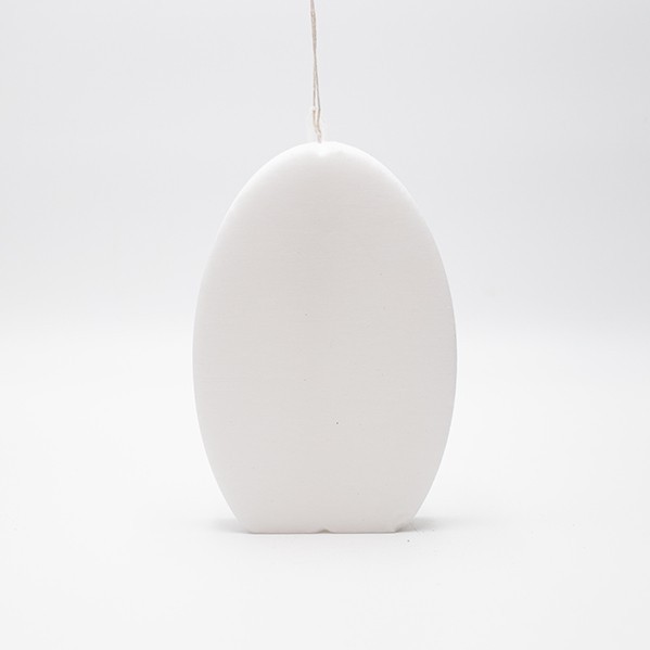 Κερί Αυγό 12x18εκ. Λευκό Ρούστικ ESTHETI 819-00951 (Σετ