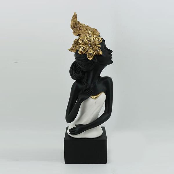 Διακοσμητική Επιτραπέζια Γυναικεία Φιγούρα Polyresin Χρ