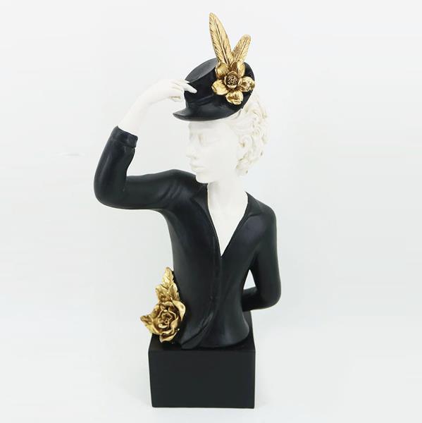 Διακοσμητικά Επιτραπέζια 24home - ΣΗΜΑΝΤΙΚΟ: Σε περίπτωση διαφοράς τιμής από το κατάστημα ισχύει παντα και μόνο η τιμή του καταστήματος Διακοσμητική Επιτραπέζια Γυναικεία Φιγούρα Polyresin Χρ