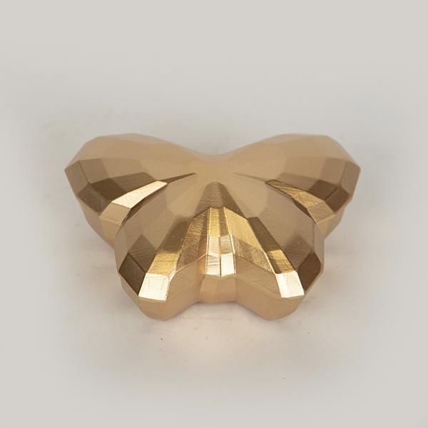 Διακοσμητικά Επιτραπέζια 24home - ΣΗΜΑΝΤΙΚΟ: Σε περίπτωση διαφοράς τιμής από το κατάστημα ισχύει παντα και μόνο η τιμή του καταστήματος Διακοσμητικό Κουτί Polyresin Πεταλούδα Χρυσό 11,3x8,8x4