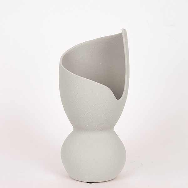 Διακοσμητικά Επιτραπέζια 24home - ΣΗΜΑΝΤΙΚΟ: Σε περίπτωση διαφοράς τιμής από το κατάστημα ισχύει παντα και μόνο η τιμή του καταστήματος Βάζο Κεραμικό Μπεζ 19x42εκ. ESTHETI 819-00506 (Υλικό: Κ