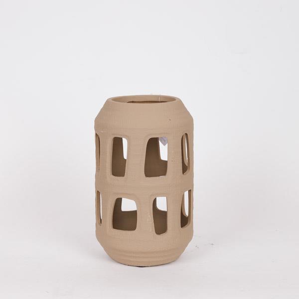 Διακοσμητικά Επιτραπέζια 24home - ΣΗΜΑΝΤΙΚΟ: Σε περίπτωση διαφοράς τιμής από το κατάστημα ισχύει παντα και μόνο η τιμή του καταστήματος Φανάρι Κεραμικό Καφέ 17,5x28εκ. ESTHETI 819-00521 (Υλικ