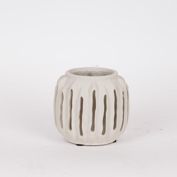 Διακοσμητικά Επιτραπέζια 24home - ΣΗΜΑΝΤΙΚΟ: Σε περίπτωση διαφοράς τιμής από το κατάστημα ισχύει παντα και μόνο η τιμή του καταστήματος Φανάρι Κεραμικό Γκρι 15,5x14εκ. ESTHETI 819-00523 (Υλικ