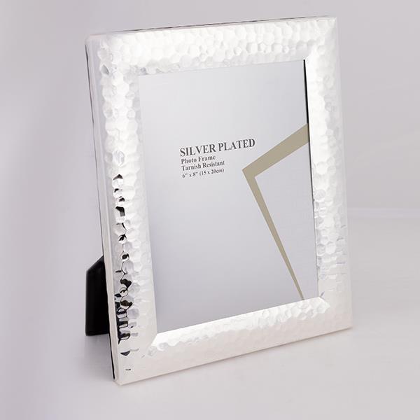 Διακοσμητικά Επιτραπέζια 24home - ΣΗΜΑΝΤΙΚΟ: Σε περίπτωση διαφοράς τιμής από το κατάστημα ισχύει παντα και μόνο η τιμή του καταστήματος Κορνίζα Μεταλλική Επάργυρη Ασημί 15x20εκ. ESTHETI 756-1