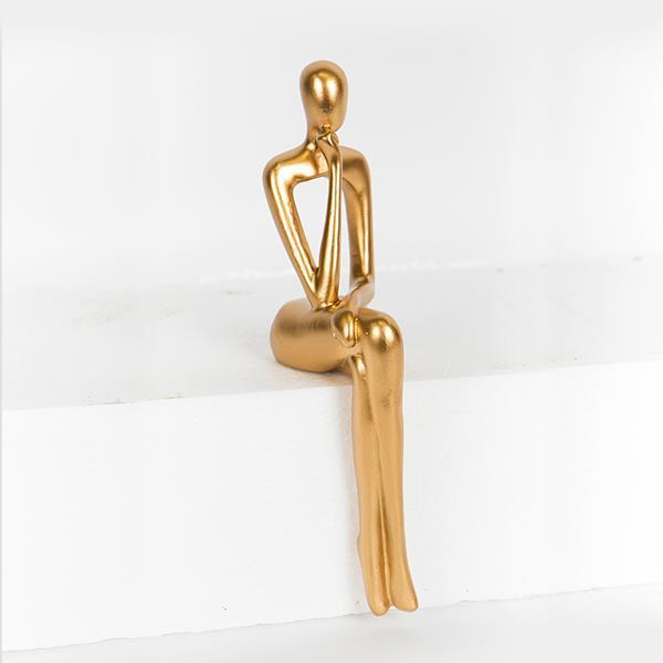 Διακοσμητική Φιγούρα Polyresin Χρυσή 8,5x5x22εκ. ESTHETI 752-19012 (Υλικό: Polyresin, Χρώμα: Χρυσό ) - ESTHETI - 752-19012