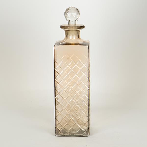 Καράφα Γυάλινη Σομόν 8x31εκ. ESTHETI 752-10533 (Υλικό: 