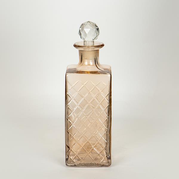 Καράφα Γυάλινη Σομόν 8x25εκ. ESTHETI 752-10534 (Υλικό: 