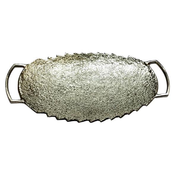 ESTHETI - ΣΗΜΑΝΤΙΚΟ: Σε περίπτωση διαφοράς τιμής από το κατάστημα ισχύει παντα και μόνο η τιμή του καταστήματος Δίσκος Μεταλλικός Ασημί 45x25x4εκ. ESTHETI 819-00459 (Υ