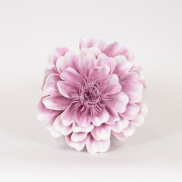 Διακοσμητικά Επιτραπέζια 24home - ΣΗΜΑΝΤΙΚΟ: Σε περίπτωση διαφοράς τιμής από το κατάστημα ισχύει παντα και μόνο η τιμή του καταστήματος Κλαδί Με Λουλούδι Foam 35x35εκ. Μωβ-Λευκό ESTHETI 816-2