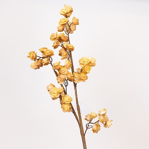 ESTHETI - ΣΗΜΑΝΤΙΚΟ: Σε περίπτωση διαφοράς τιμής από το κατάστημα ισχύει παντα και μόνο η τιμή του καταστήματος Κλαδί Με Λουλούδι Βαμβακιού Foam 23x105εκ. Μπεζ ESTHETI