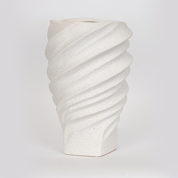 Βάζο Κεραμικό Λευκό 20x20x31εκ. ESTHETI 752-20297 (Υλικ