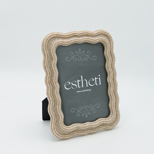 Διακοσμητικά Επιτραπέζια 24home - ΣΗΜΑΝΤΙΚΟ: Σε περίπτωση διαφοράς τιμής από το κατάστημα ισχύει παντα και μόνο η τιμή του καταστήματος Κορνίζα Polyresin Κρεμ 13x18εκ. ESTHETI 815-00055 (Υλικ