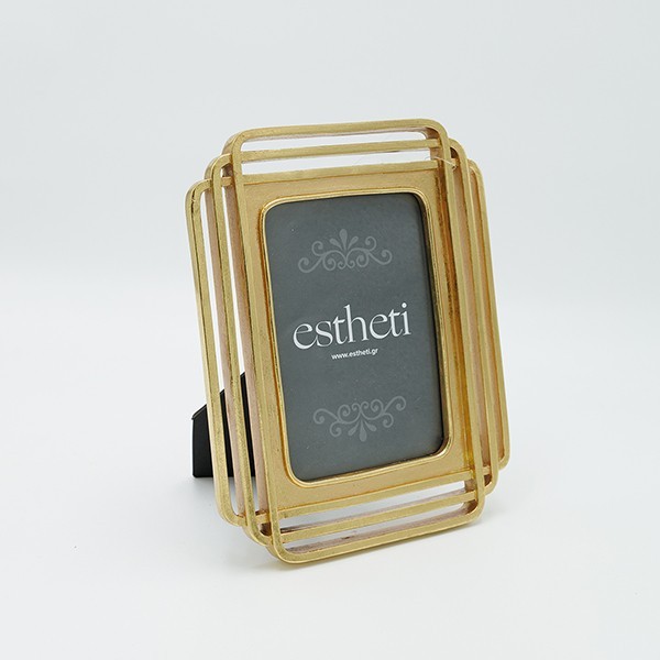 Διακοσμητικά Επιτραπέζια 24home - ΣΗΜΑΝΤΙΚΟ: Σε περίπτωση διαφοράς τιμής από το κατάστημα ισχύει παντα και μόνο η τιμή του καταστήματος Κορνίζα Polyresin Χρυσή 10x15εκ. ESTHETI 815-00056 (Υλι