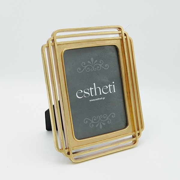 Διακοσμητικά Επιτραπέζια 24home - ΣΗΜΑΝΤΙΚΟ: Σε περίπτωση διαφοράς τιμής από το κατάστημα ισχύει παντα και μόνο η τιμή του καταστήματος Κορνίζα Polyresin Χρυσή 13x18εκ. ESTHETI 815-00057 (Υλι